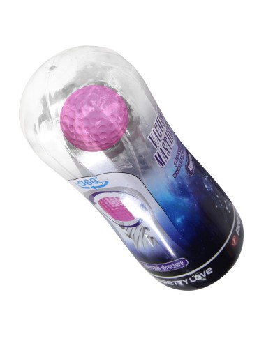 PRETTY LOVE MASTURBADOR CUP 360Aº TEXTURIZADO TRANSPARENTE